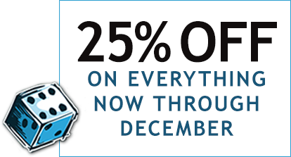 25% Off On Everything Now Through December